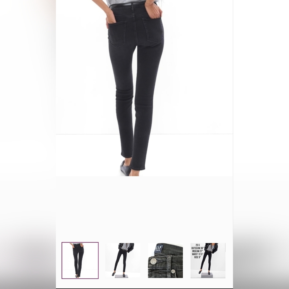 Skinny Jean Bundle: 2 Pairs, Size 25. HP! - Picture 2 of 10